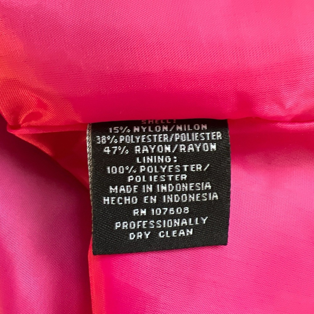 NWT! CHETTA B Preppy Pink Striped Sleeveless Wedding Cocktail Party Dress Size 8 - Picture 5 of 9